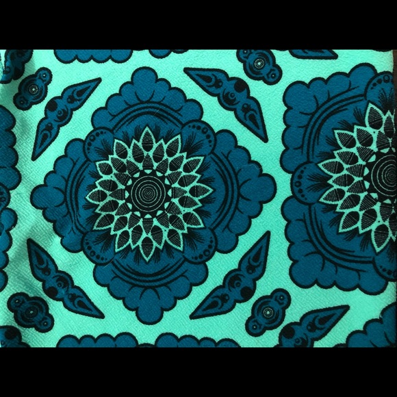 Lularoe Cassie skirt - teal - Picture 3 of 3